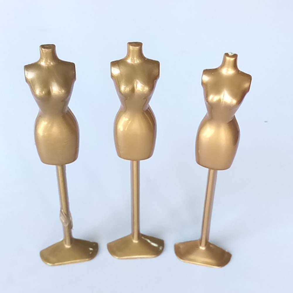 Vintage 1970's Topper Dawn Mannequins Lot Of 3